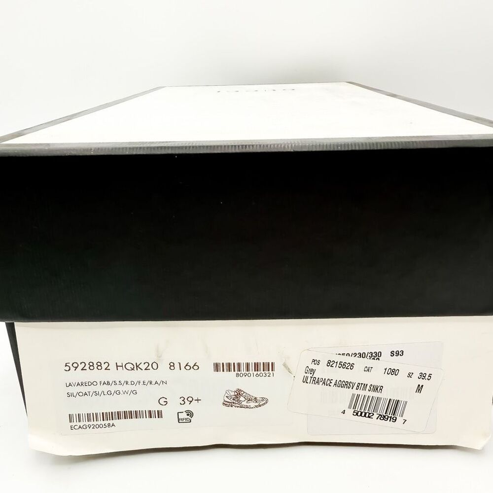 Gucci GG Sneakers Trainers Logo Grey Ultrapace Trainers EU 39.5 US 9.5 - Picture 10 of 10